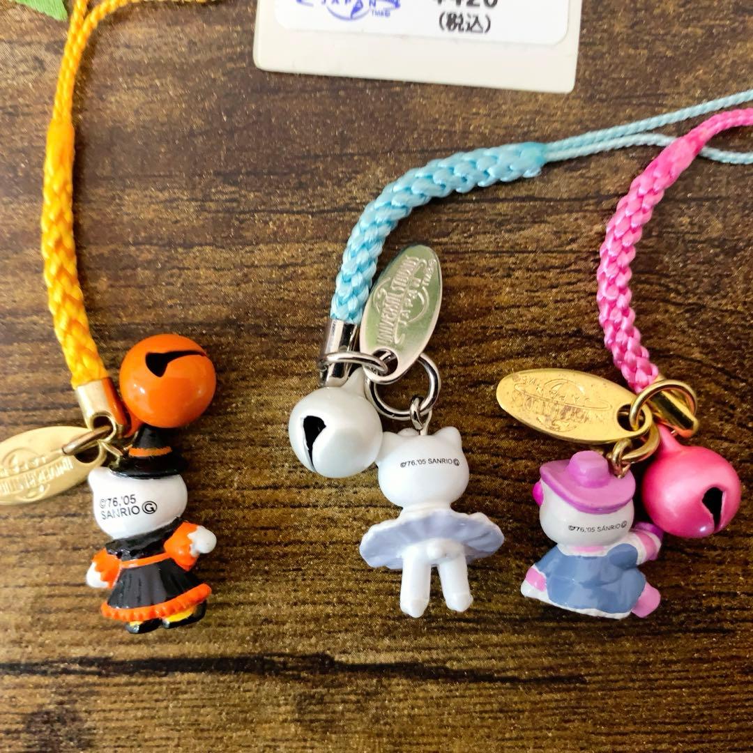 レア】ハローキティ USJ限定 マリリン ウェスタン ハロウィン根付 3点