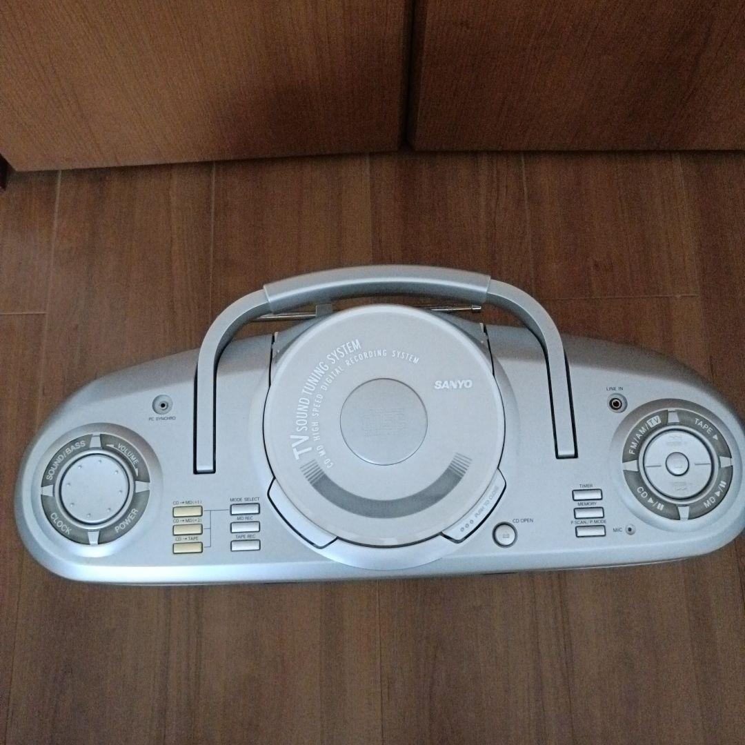 SANYO サンヨー PH-MD9 CD・MD・カセット・ラジオ対応 - メルカリ