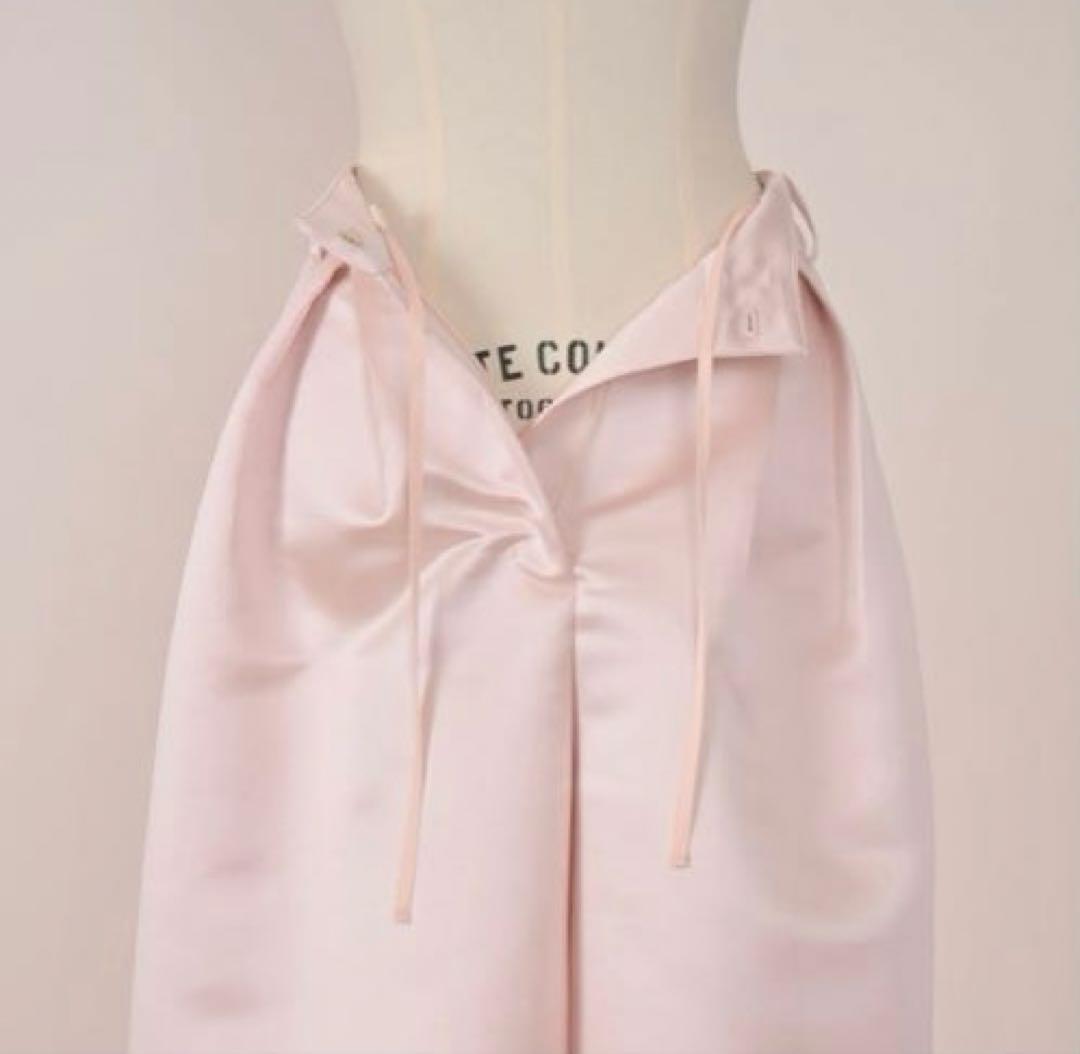 新品未使用♡Heve へイヴ サテンフレアガウチョPTパンツ ピーチ 36