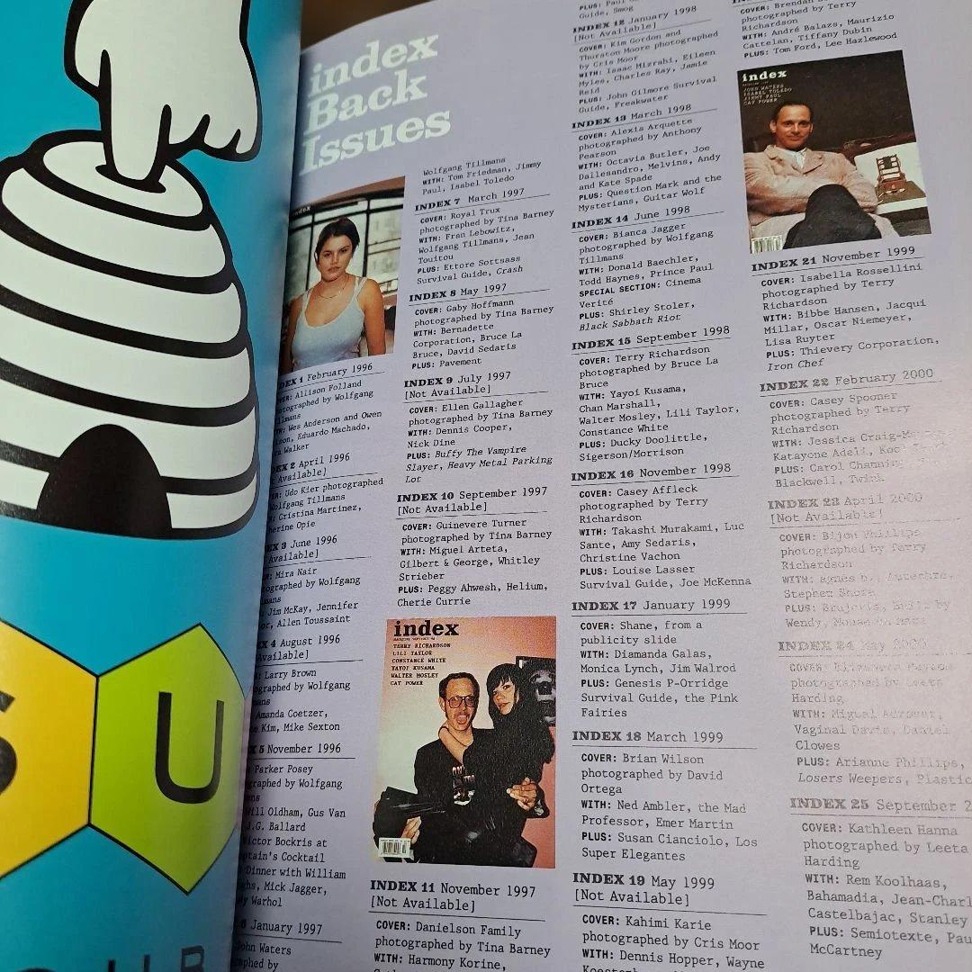 index Magazine（キズあり）と別冊『PORTRAIT』セット2000