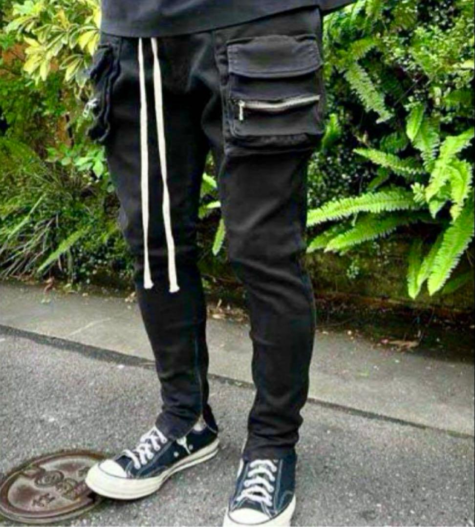 即日発送 』最安値 DANKE SCHON ブラック スキニーパンツ s - メルカリ