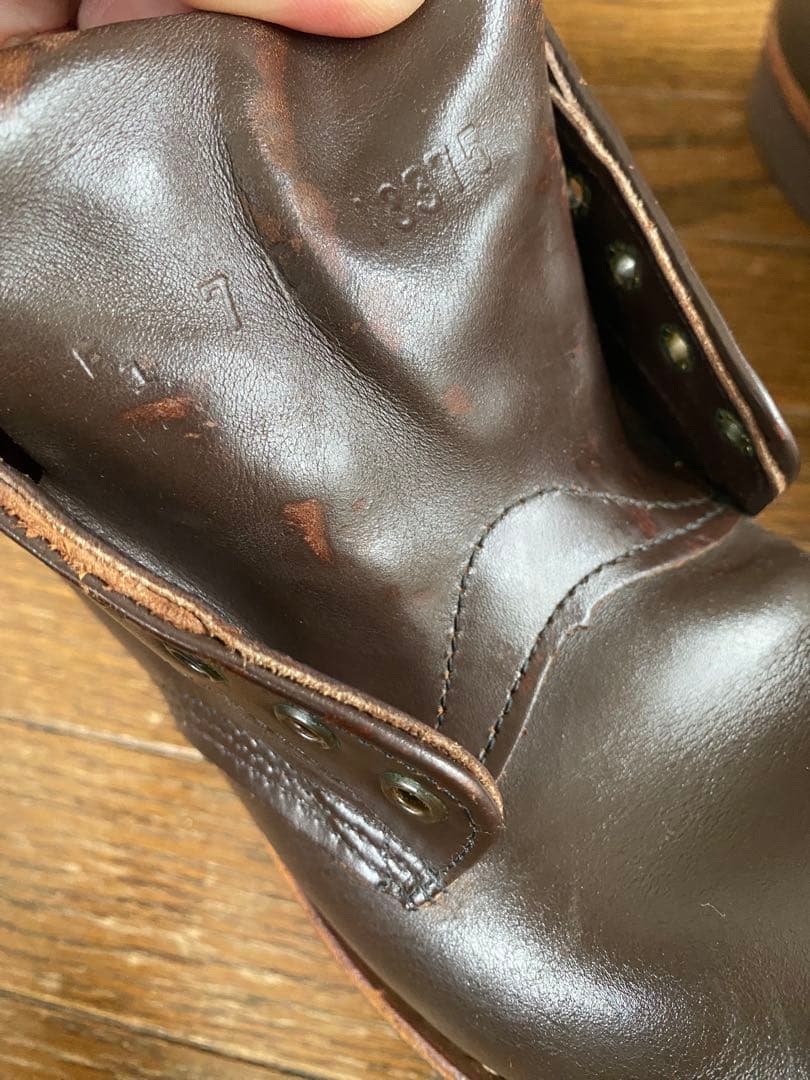 RED WING 8161 ガラスレザー ダークブラウン US7D[25cm] - メルカリ
