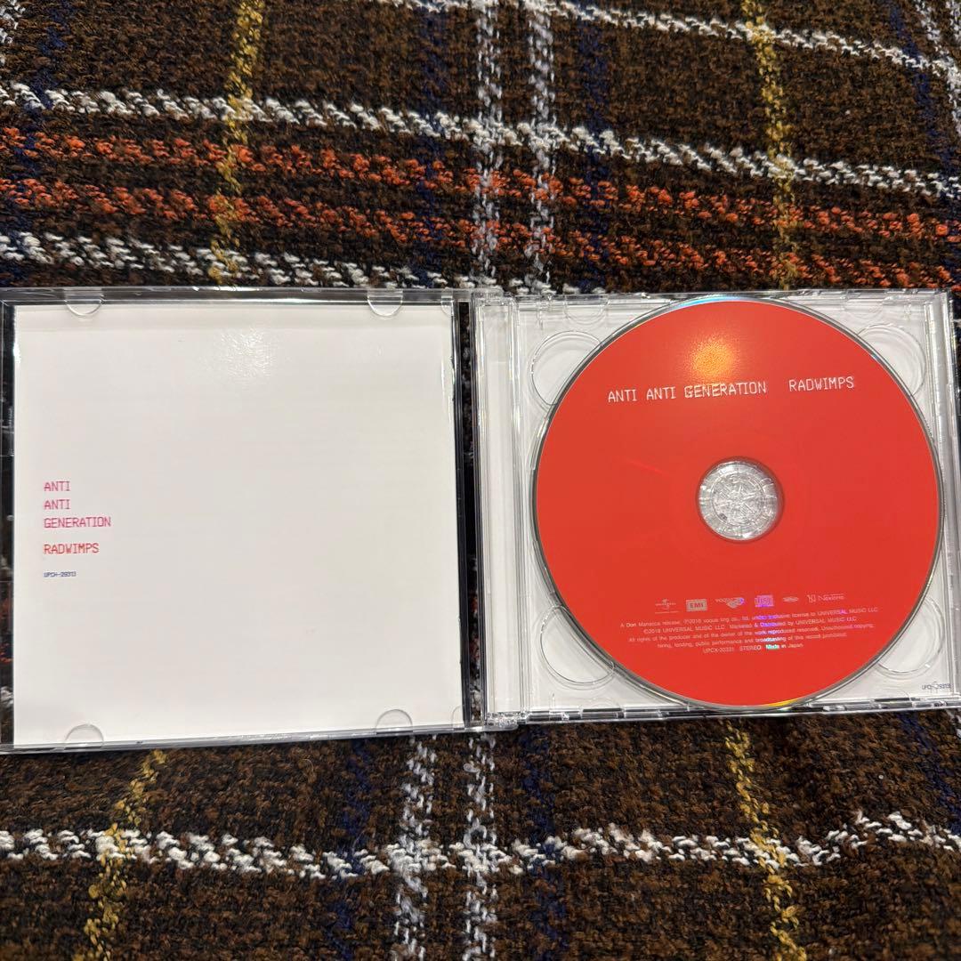 RADWIMPS】 ANTI ANTI GENERATION - メルカリ