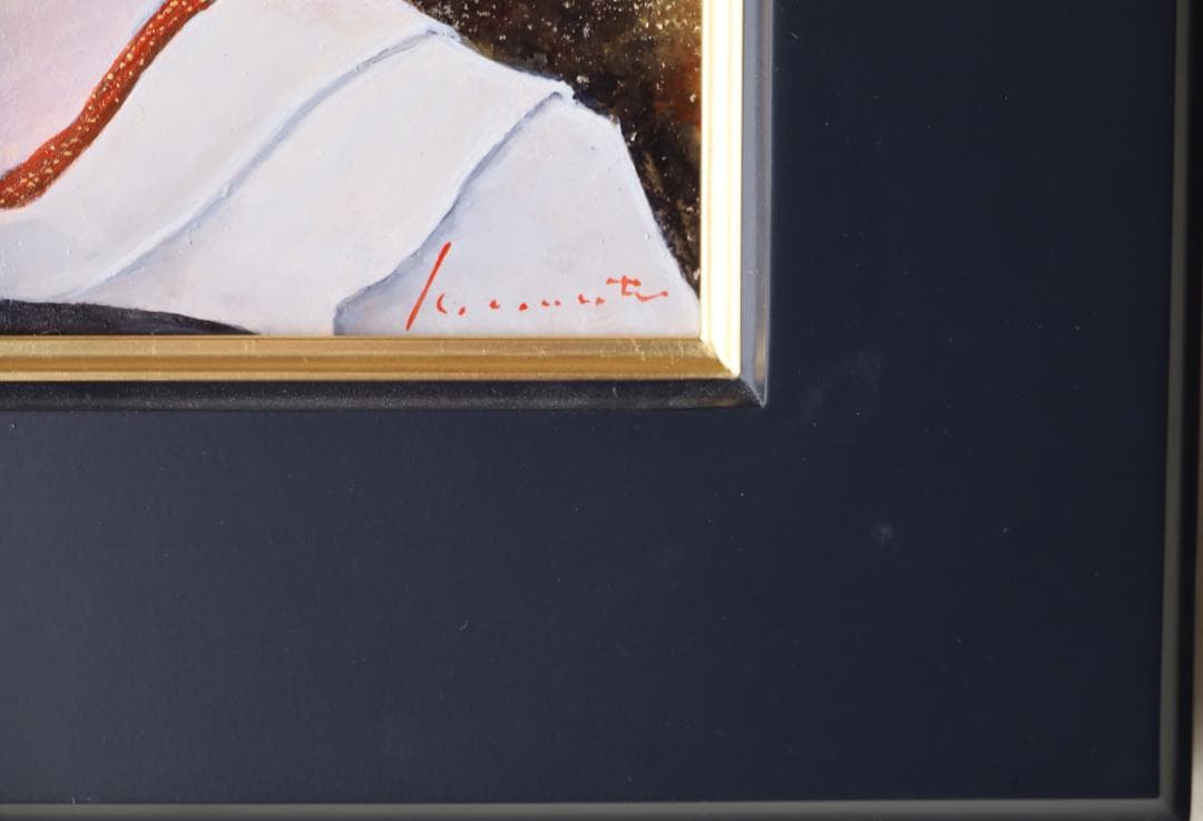 戻り橋 （もどりばし）』 油彩肉筆画