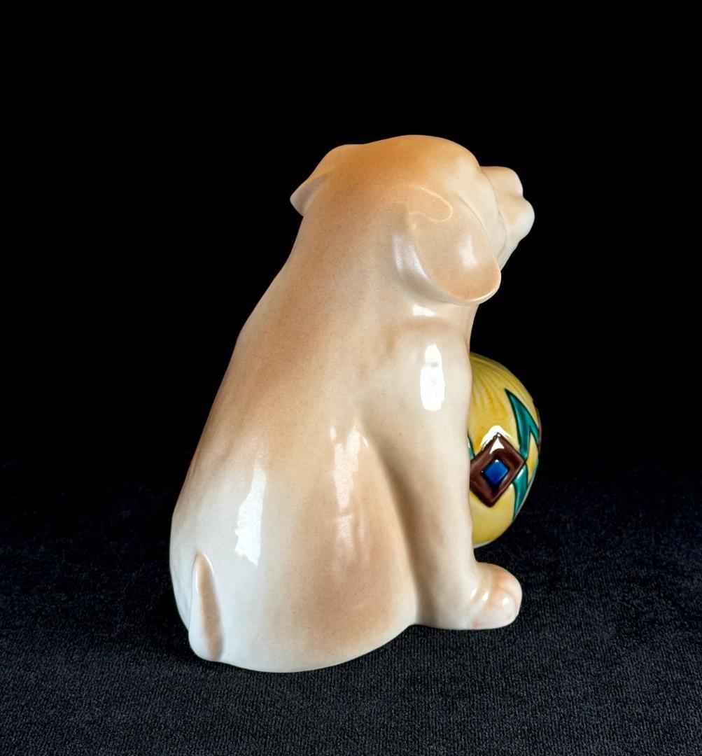 希少！ 九谷焼 幸洋造 犬置物 玉犬 高さ15cm - メルカリ