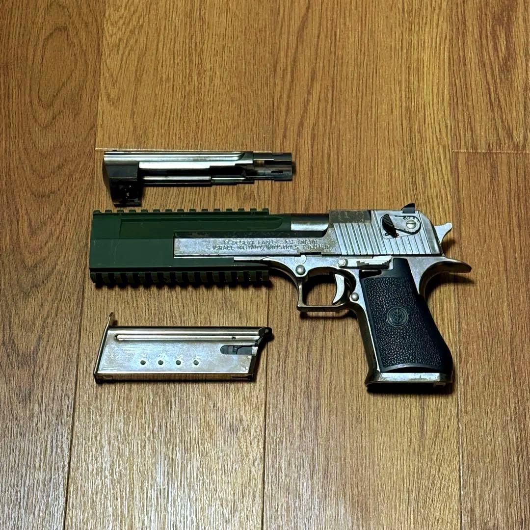 東京マルイ 旧式 デザートイーグル ガスガン カスタムパーツと元パーツ付き