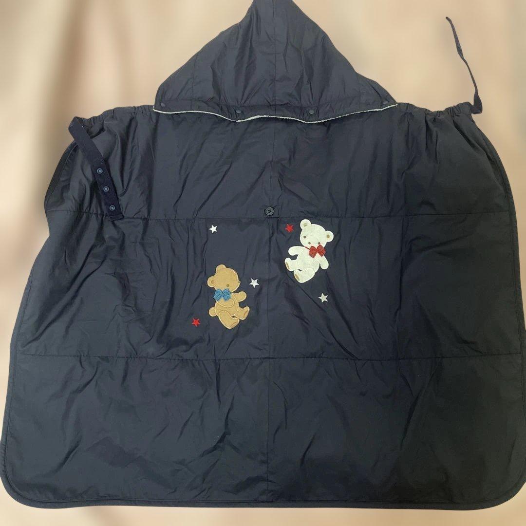 familiar ベビー用ブランケット ネイビー - メルカリ
