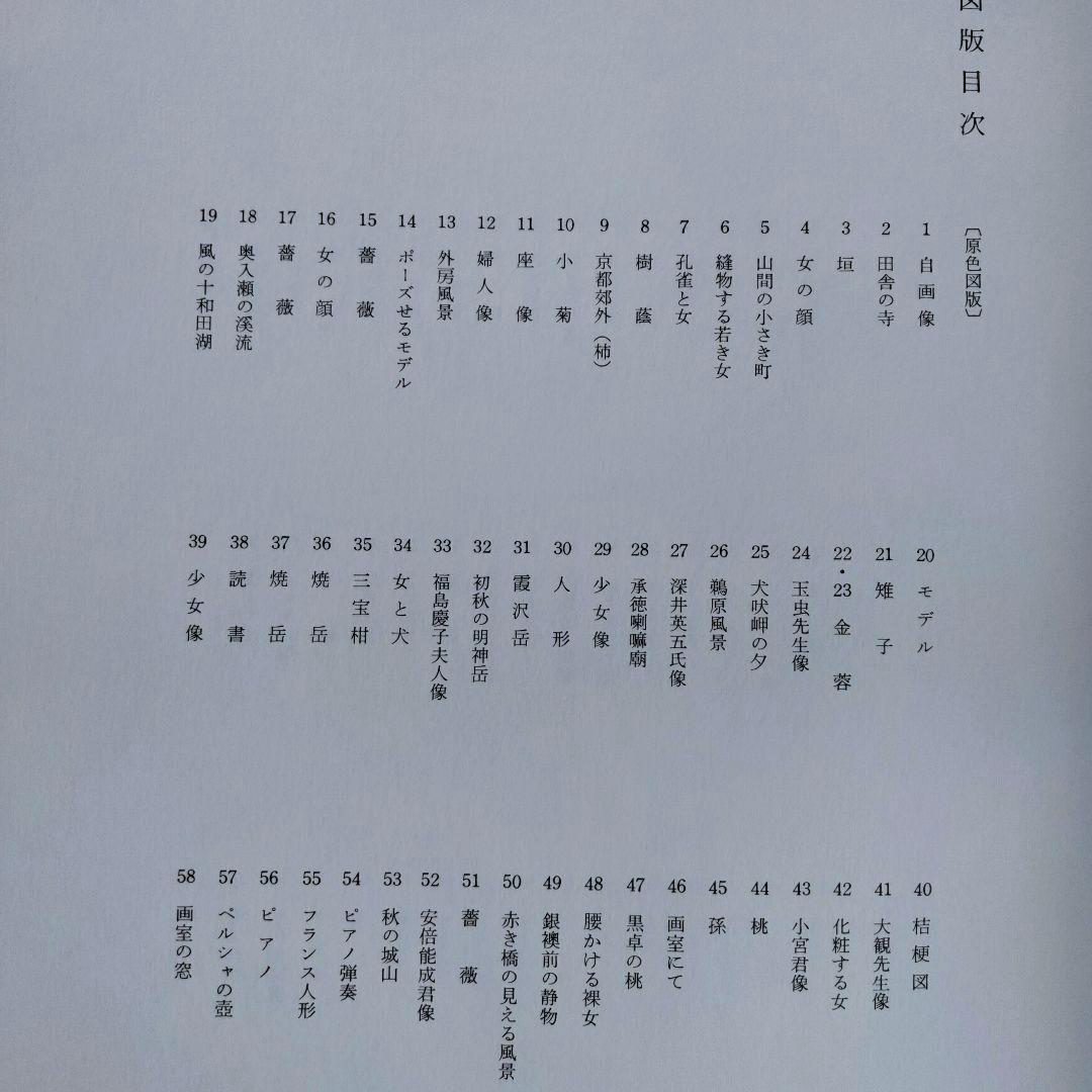 安井曽太郎 　嘉門安雄著　限定版　日本経済新聞社
