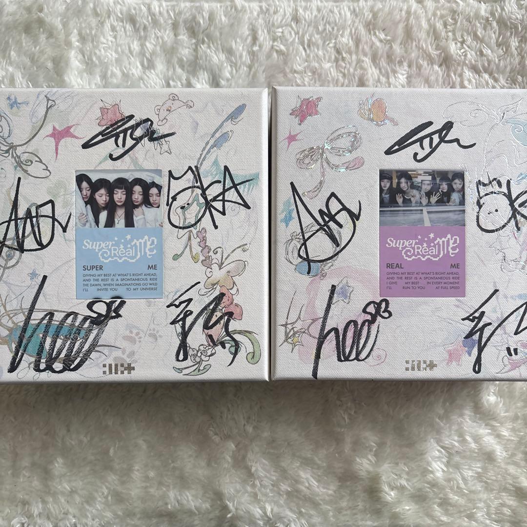 ILLIT Super Real Me 直筆サイン アルバム 2枚セット サイン入り illit Super Real Me アルバム : r/kpopcollections