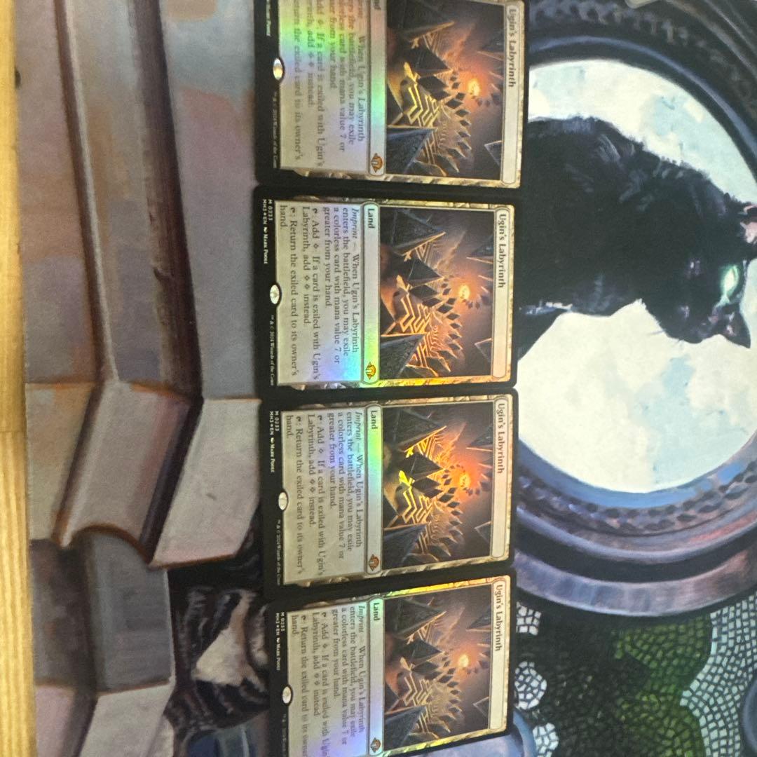 ウギンの迷宮　Ugin's Labyrinth 4枚セット　foil Ugin's Labyrinth (Borderless) - Modern Horizons 3 - Magic: The