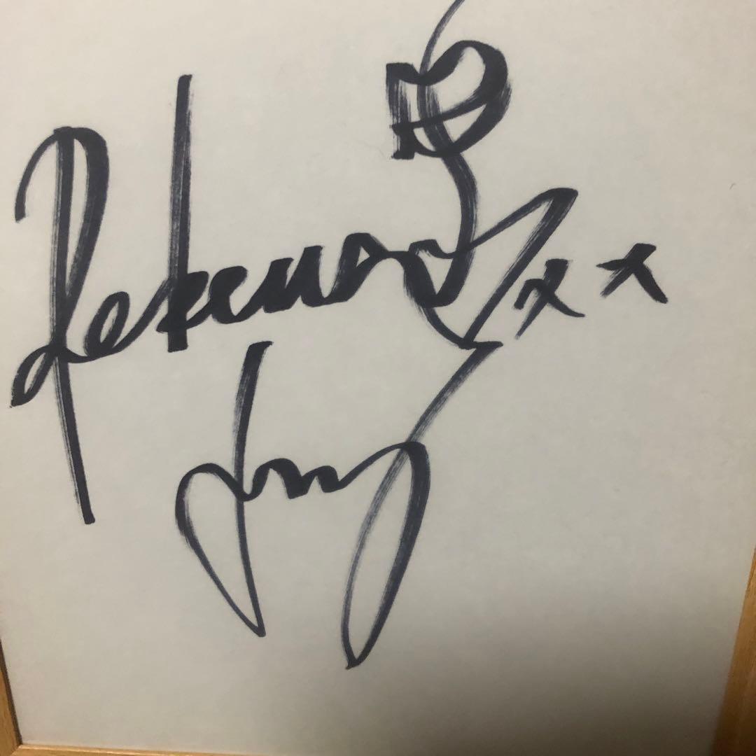 REBECCA nokko 直筆サイン色紙