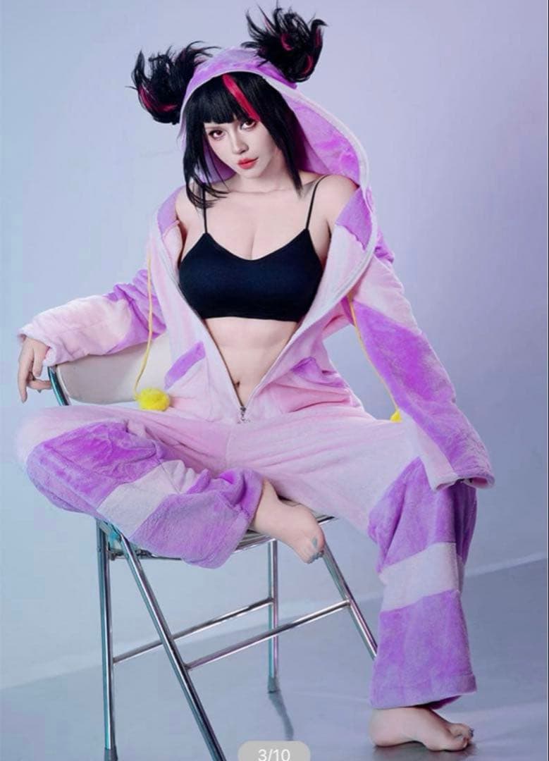 ストリートファイター6 ハン・ジュリ コスプレ衣装 セット済みウィッグ