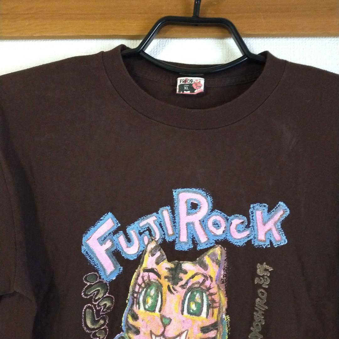 激レア 美品 忌野清志郎 Tシャツ 猫 フジロック 2003 茶 XL - メルカリ