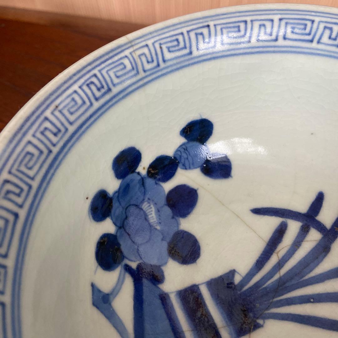 古伊万里染付花生蘭図盃洗 - メルカリ