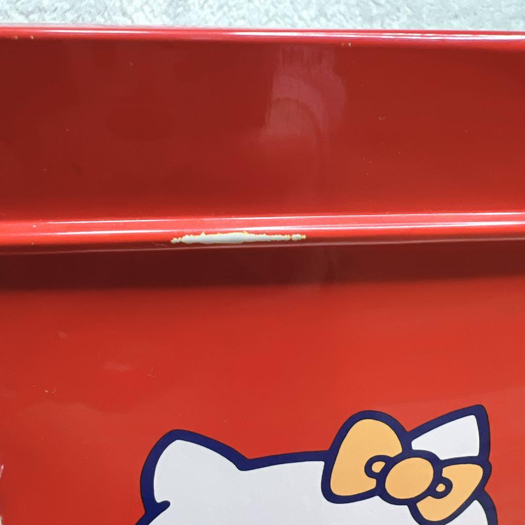 希少品 レア 昭和レトロ サンリオ キティちゃん ブリキ缶 収納ケース