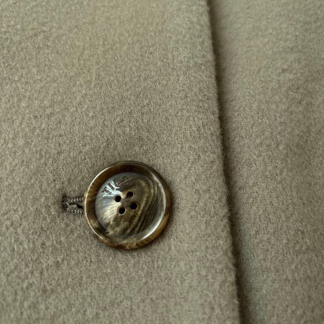 ティッカ TICCA 2021AW テントコート ピーコート カーキ色 ウール