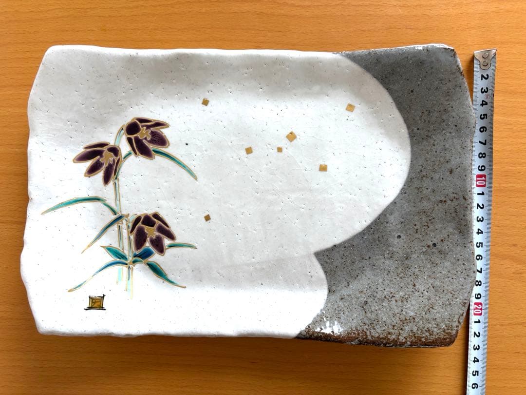 九谷焼 山岸大成 方皿(共箱付き) - メルカリ