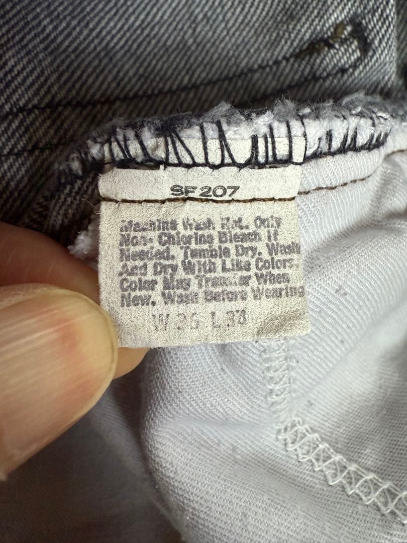 80s Levi's 40509-0259 ブラック 先染め usa w36 - メルカリ