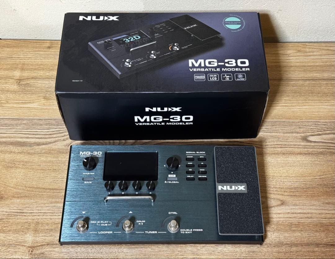 NUX MG-30 マルチエフェクター 動作確認済 美品 ギター MG30 - メルカリ
