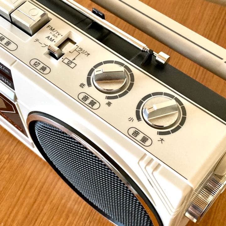 ☆80s 昭和レトロ☆ ラジカセ SANYO MR-A5 ワイドFM 新品 - メルカリ