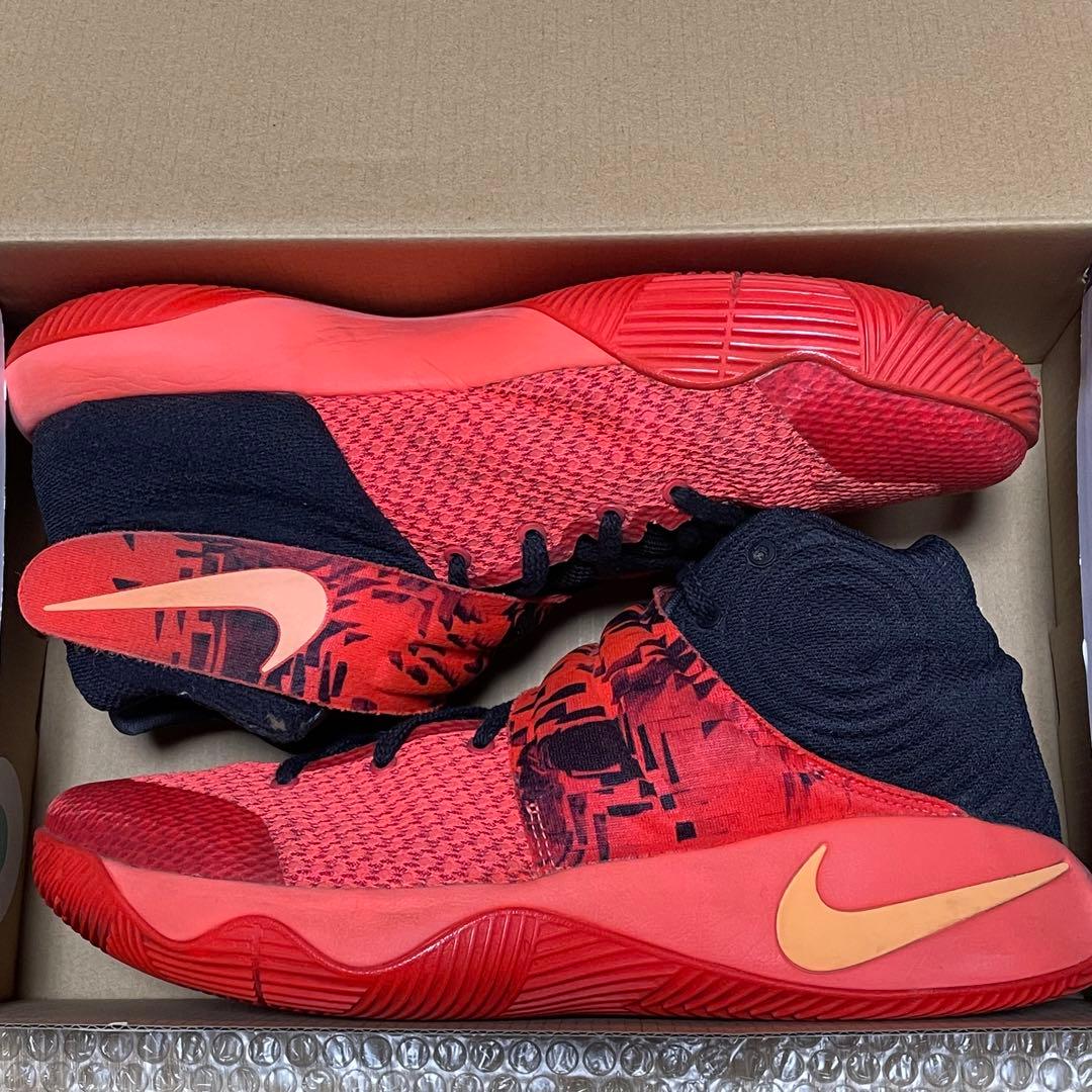 NIKE KYRIE 2 EP US9.5 27.5cm 赤黒 ナイキ カイリー - メルカリ