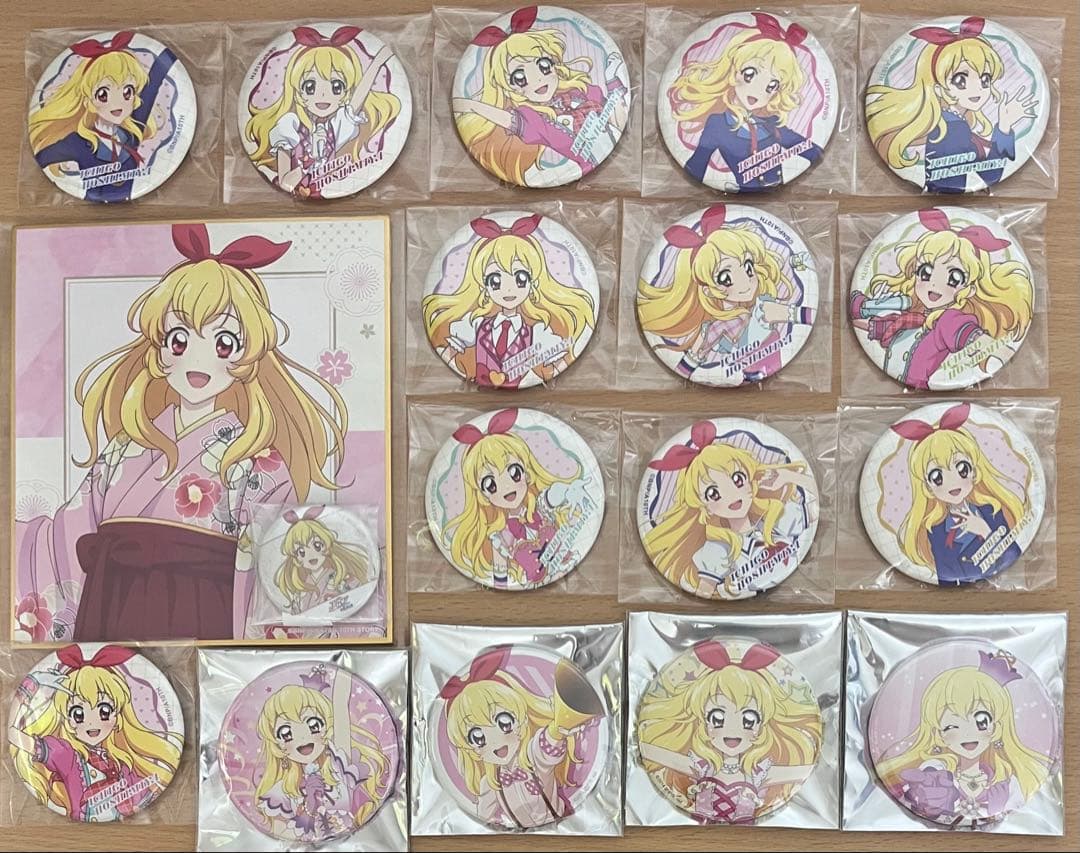 ゆ*う様 アイカツ 星宮いちご 音城セイラ アクスタ 缶バッジ ポスト