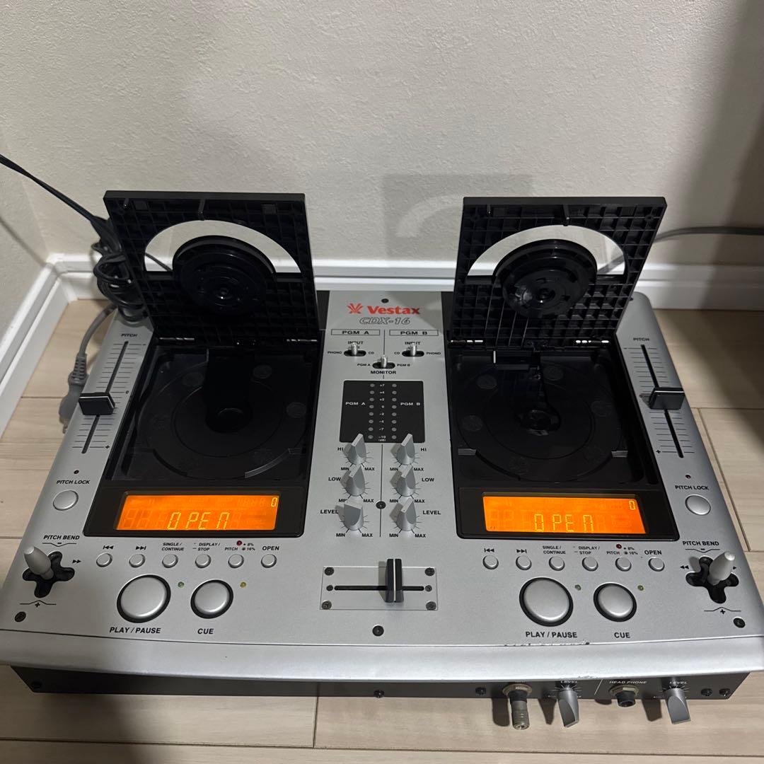 美品】VESTAX デュアルCDプレーヤー CDX-16 - メルカリ