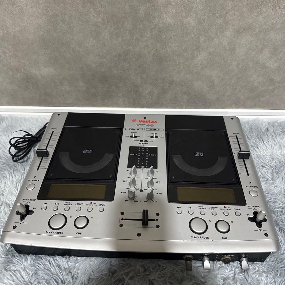 美品】VESTAX デュアルCDプレーヤー CDX-16 - メルカリ