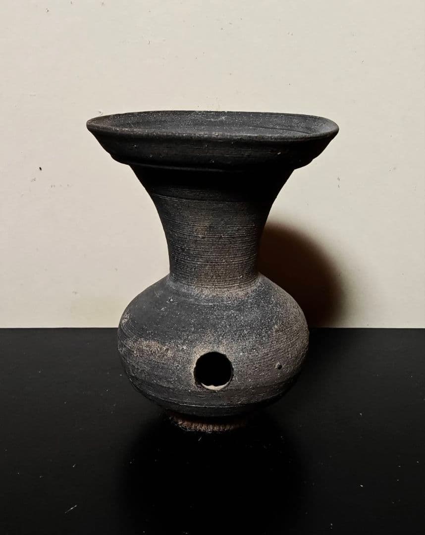 頸に窯印のある須恵器ハソウ　古墳時代　考古発掘品　古代日本　古美術　花呼ぶ器 須恵器 はそう 文化遺産オンライン