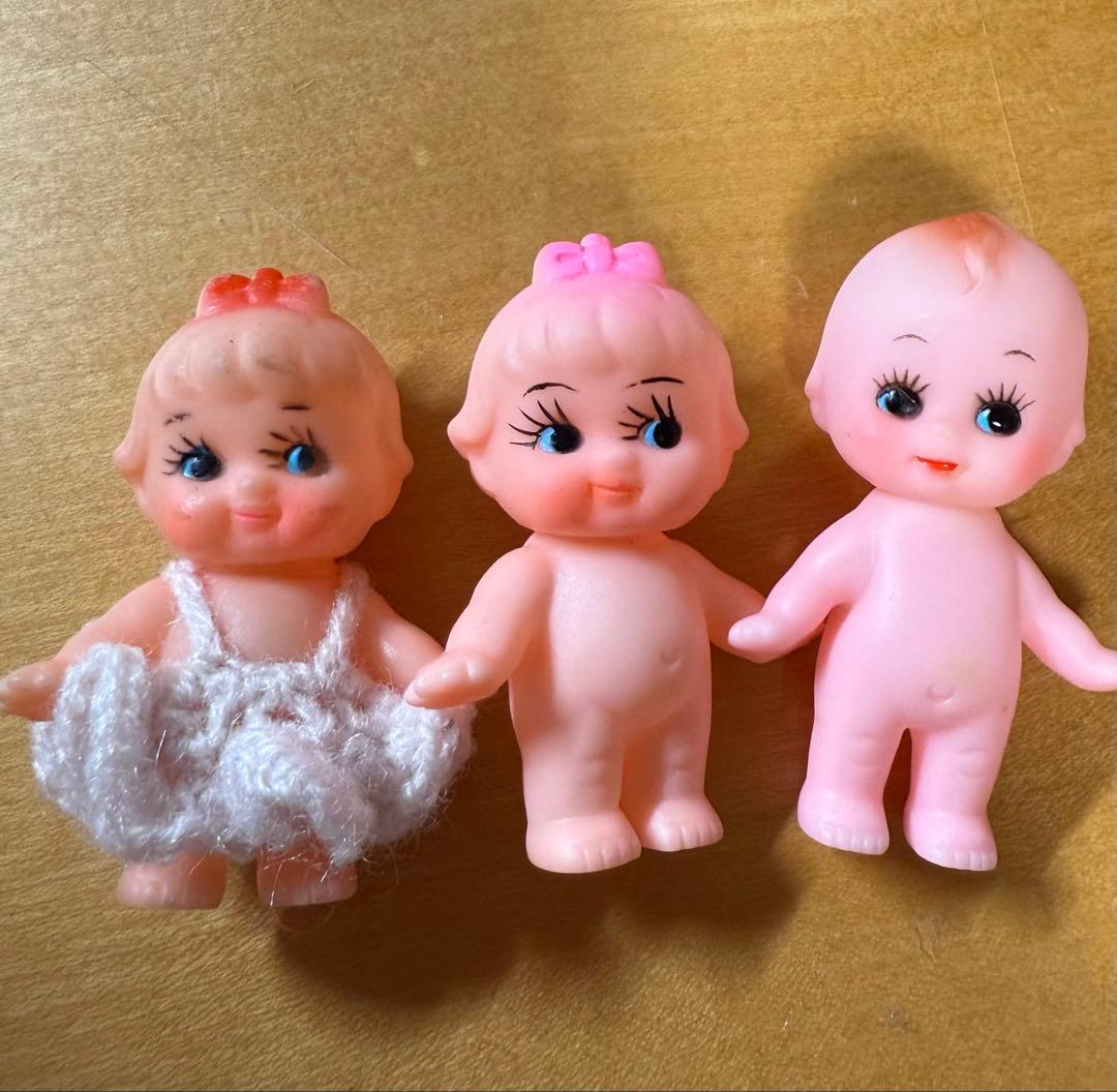 キューピー 人形 3体 5cm セット ドール フィギュア 昭和 - メルカリ