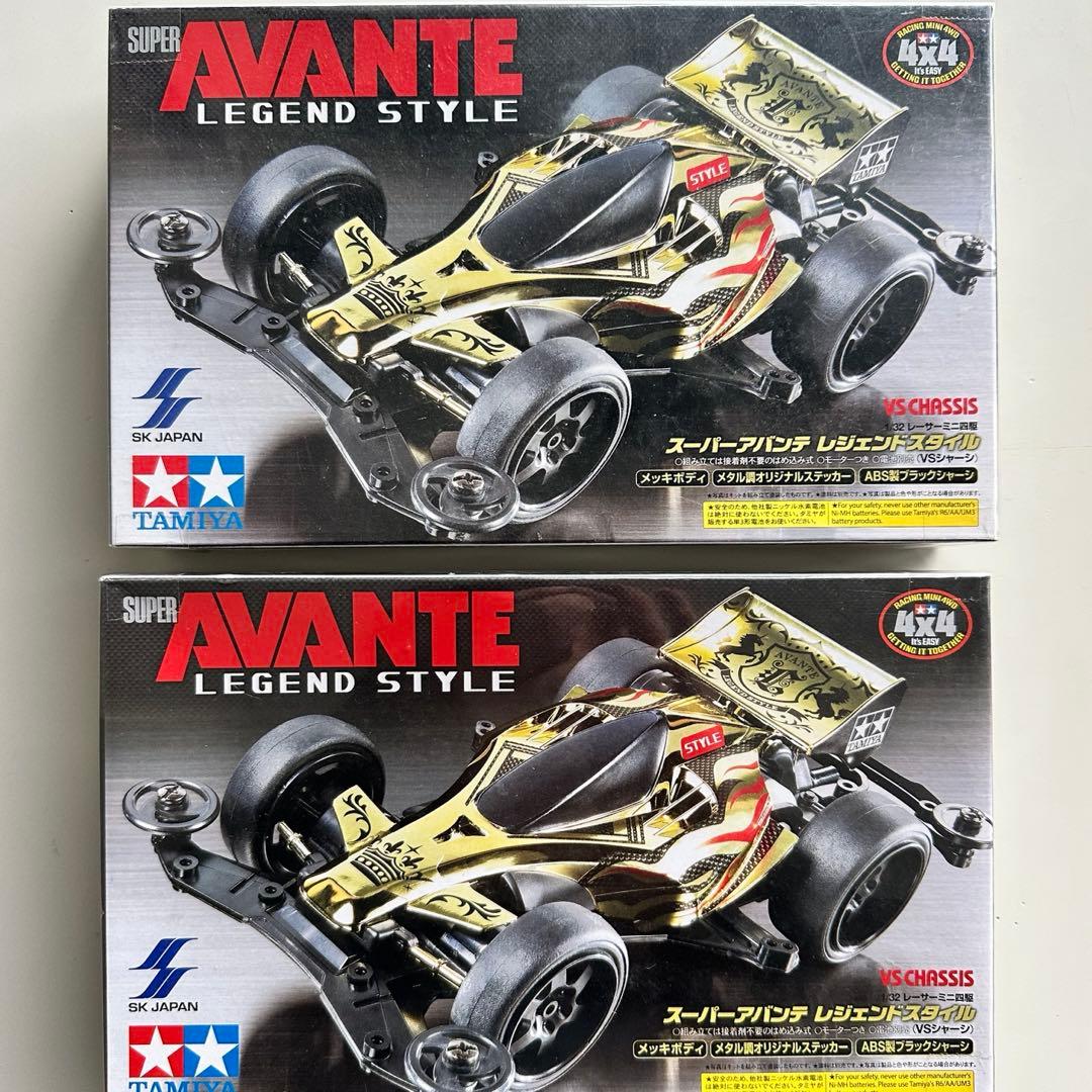 ミニ四駆　非売品　スーパーアバンテ　レジェンドスタイル　ゴールドメッキ ミニ四駆 スーパーアバンテ レジェンドスタイル ゴールドメッキ - メルカリ
