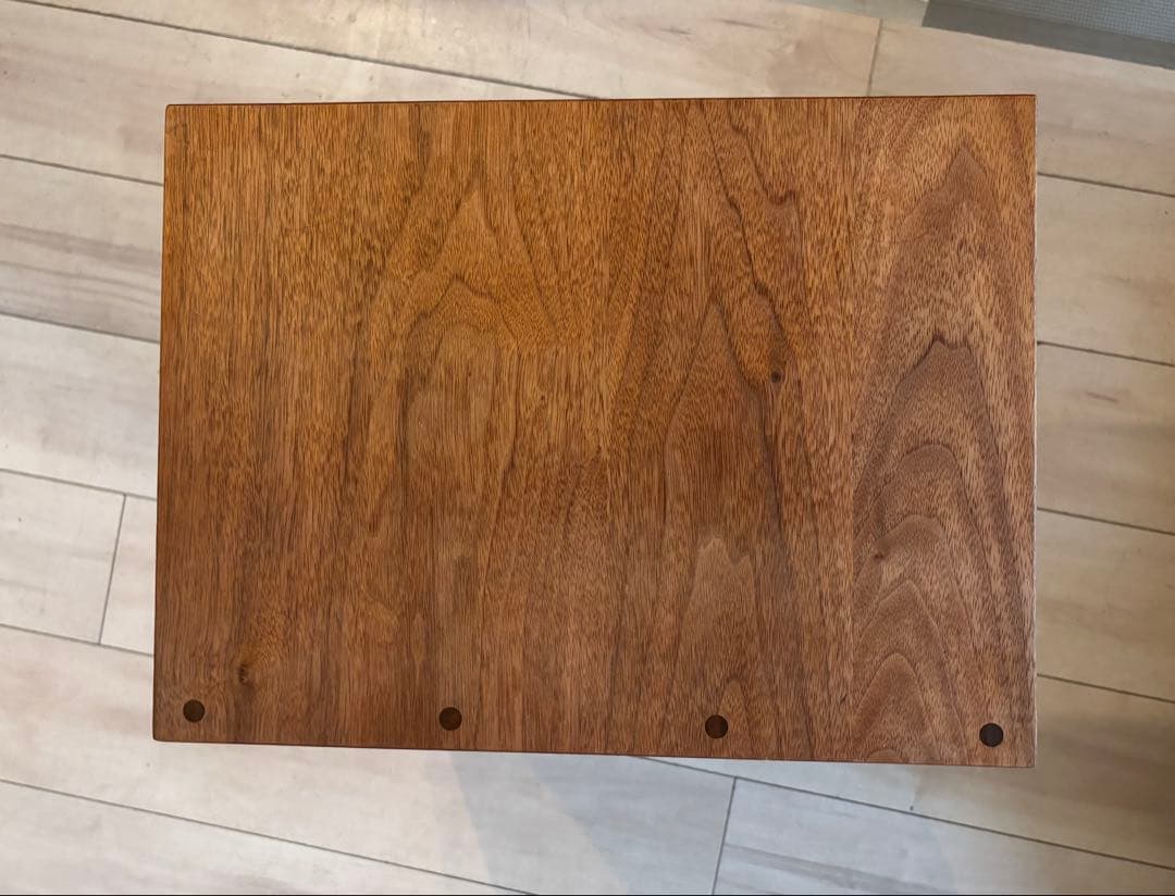 masterwal 木製サイドテーブル 日本製 ※接合部分にガタ