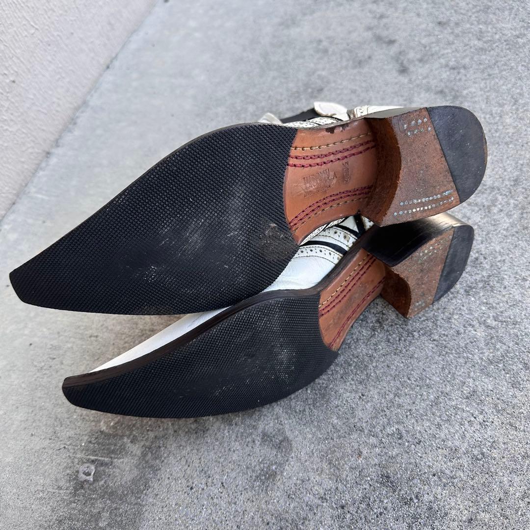 ヒロムタカハラ サイドゴアブーツ　シューズ 27.5cm LGB Y2K 平成