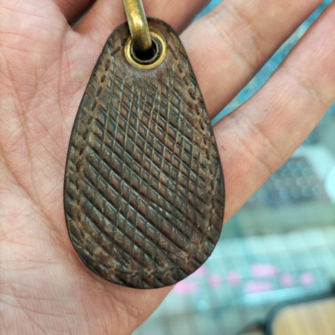 1786ロシアンカーフ 革タグナスカン2重リングD