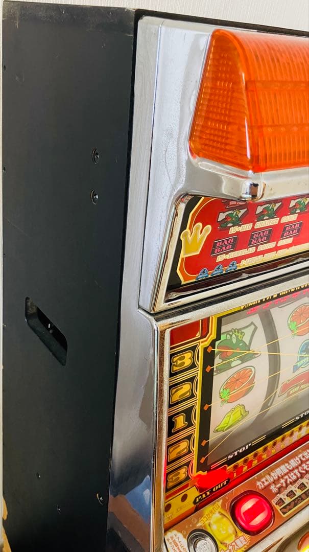 山佐 4号機キングパルサー 赤パネル 実機 メダル500枚付き 家庭用電源