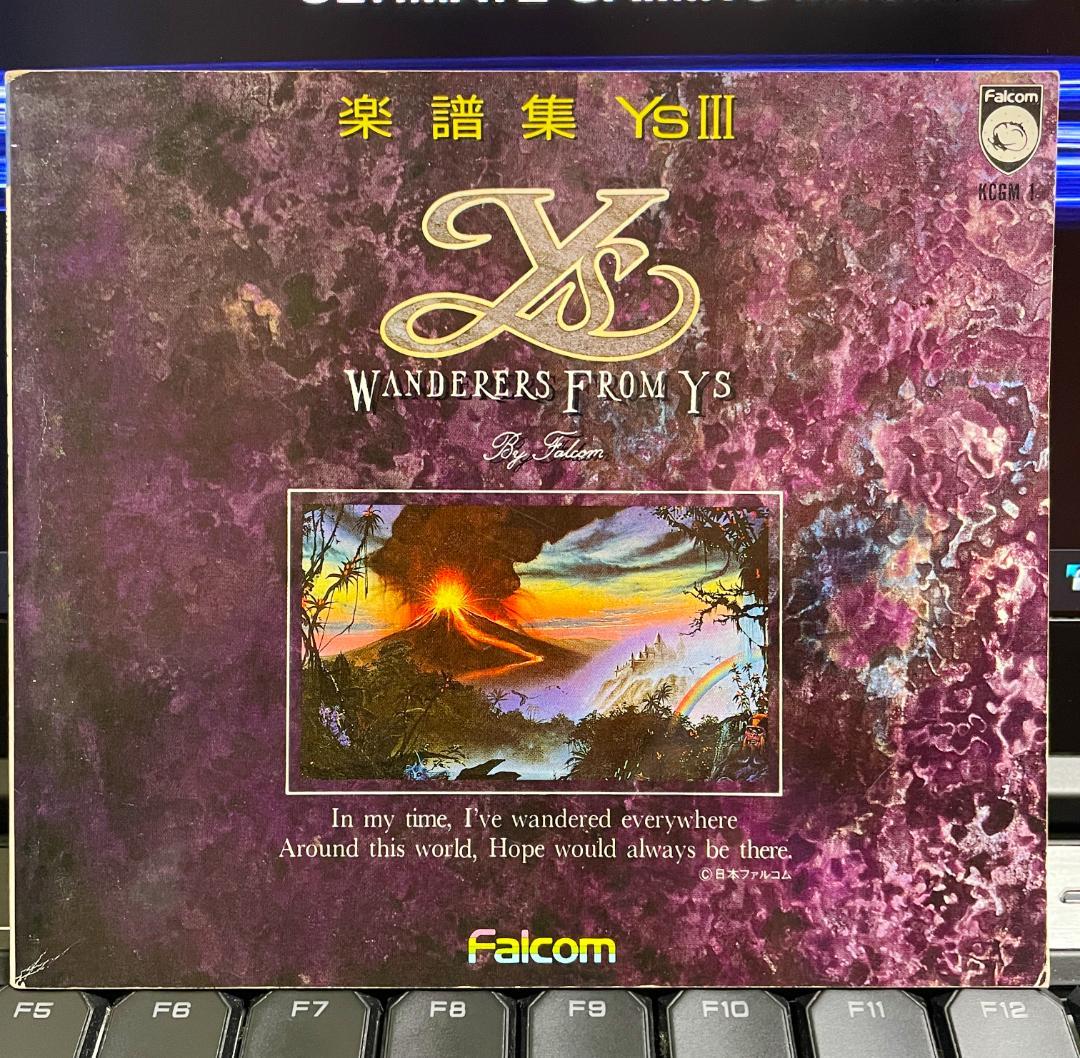 レア本】イース3 Ys3 楽譜集 ワンダラーズフロムイース - メルカリ