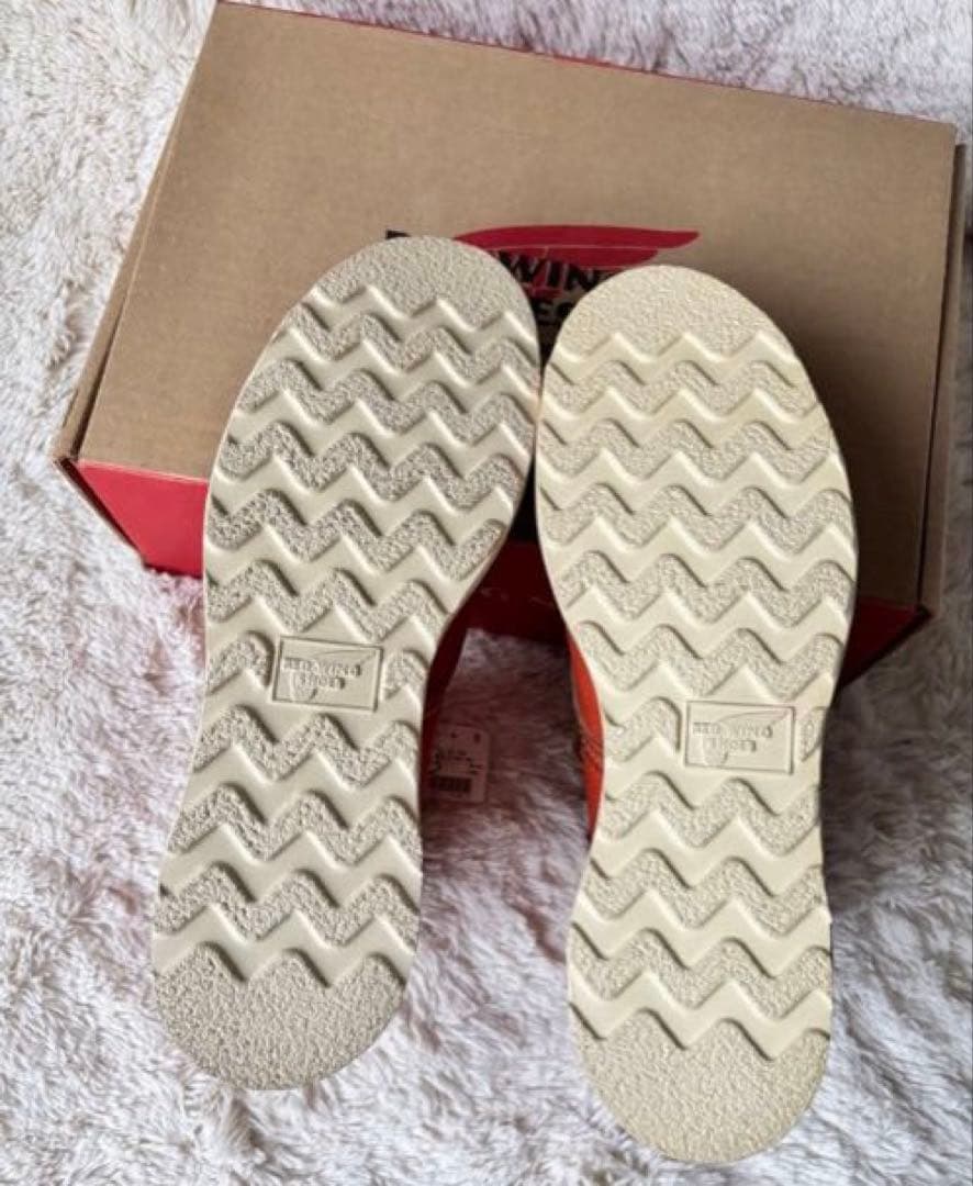 未使用 RED WING 8166 赤茶　26.0cm 傷あり USA 8