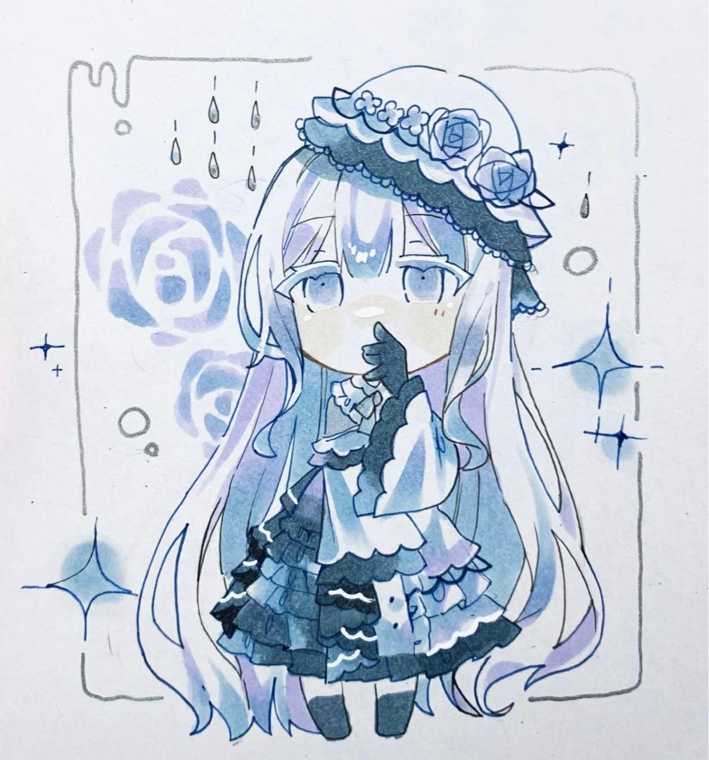 た*む様 イラスト 手描き 魔法少女ノ魔女裁判 月代ユキ まのさば