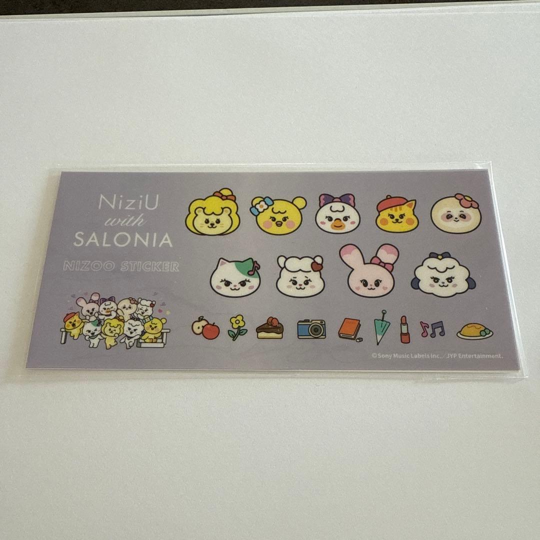 NiziU with SALONIA Nizoo ステッカーセット - メルカリ