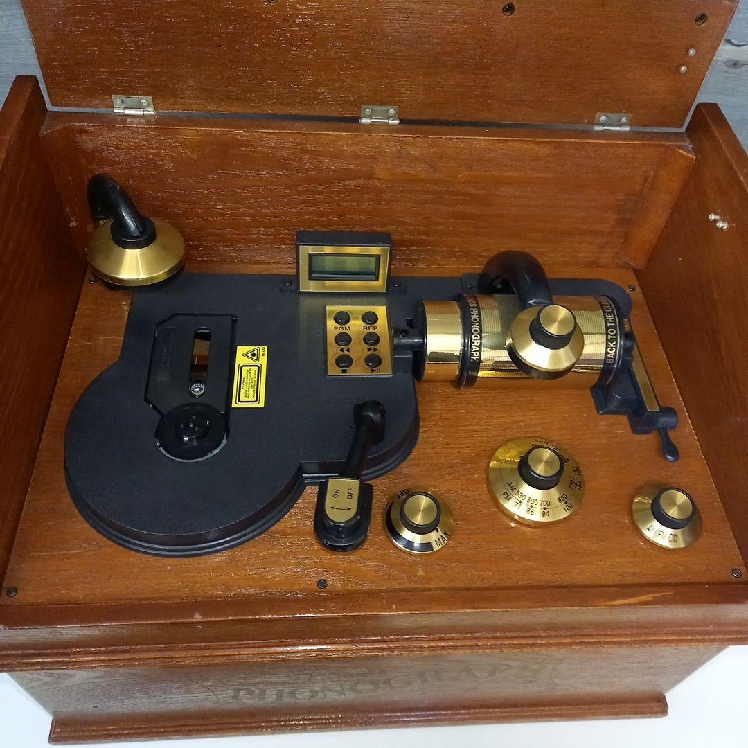 エンボリオ CDラジオ PHONOGRAPH 蓄音機 アンティーク レトロ