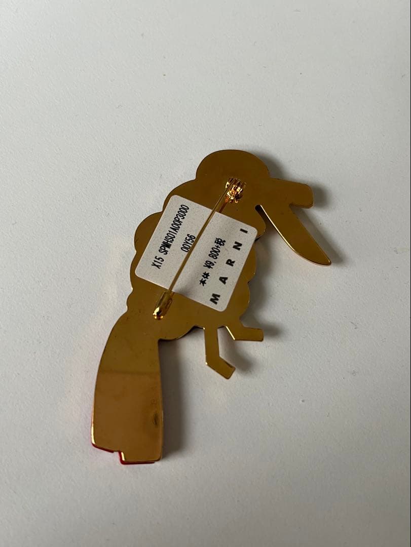 MARNI 鳥デザイン ブローチ - メルカリ