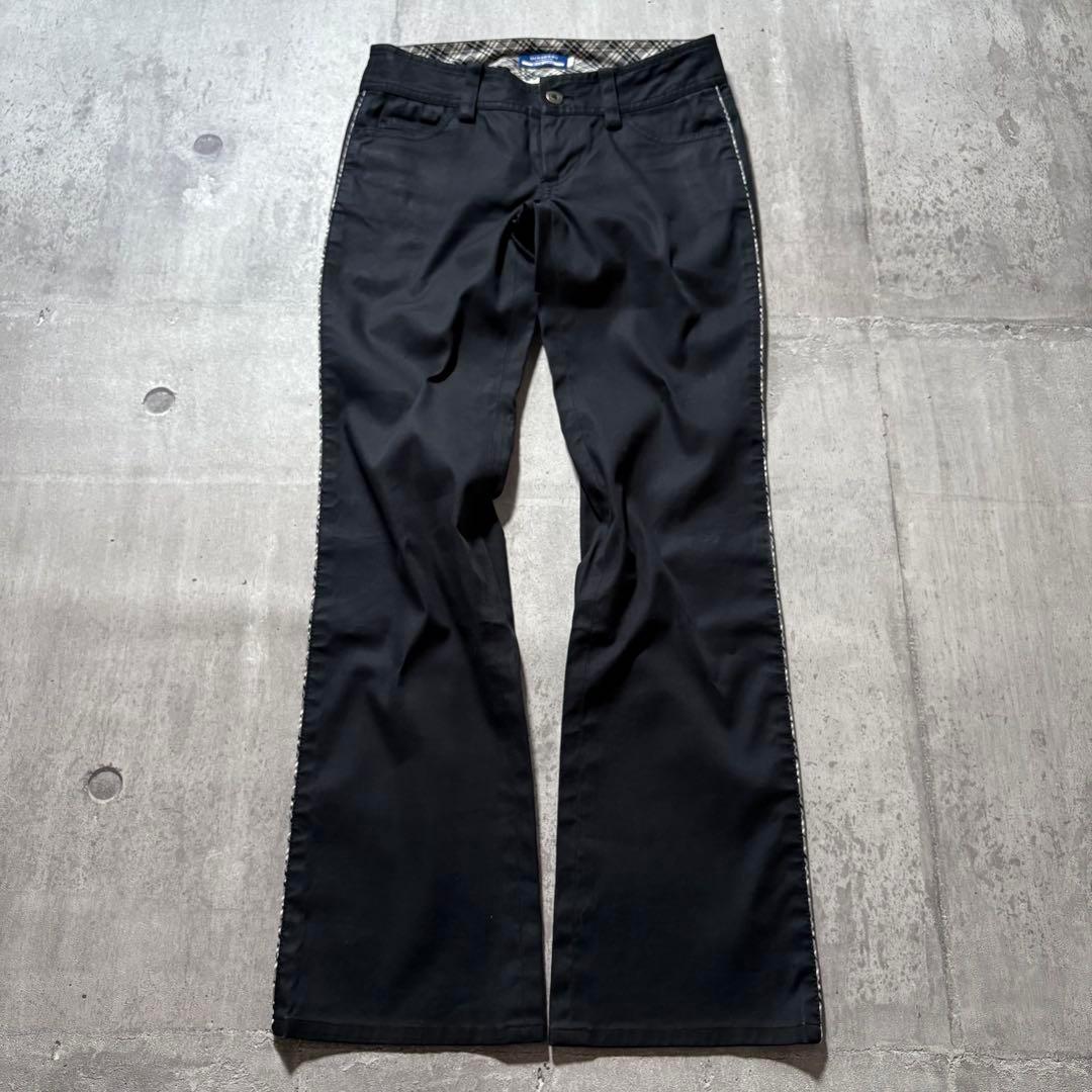 00s BURBERRY BLUE LABEL flare pants y2k - メルカリ