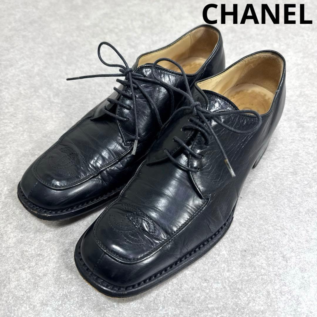 CHANEL シャネル ドレスシューズ ローファー ブラック CHANEL シャネル ローファー ココマーク ソーブラック