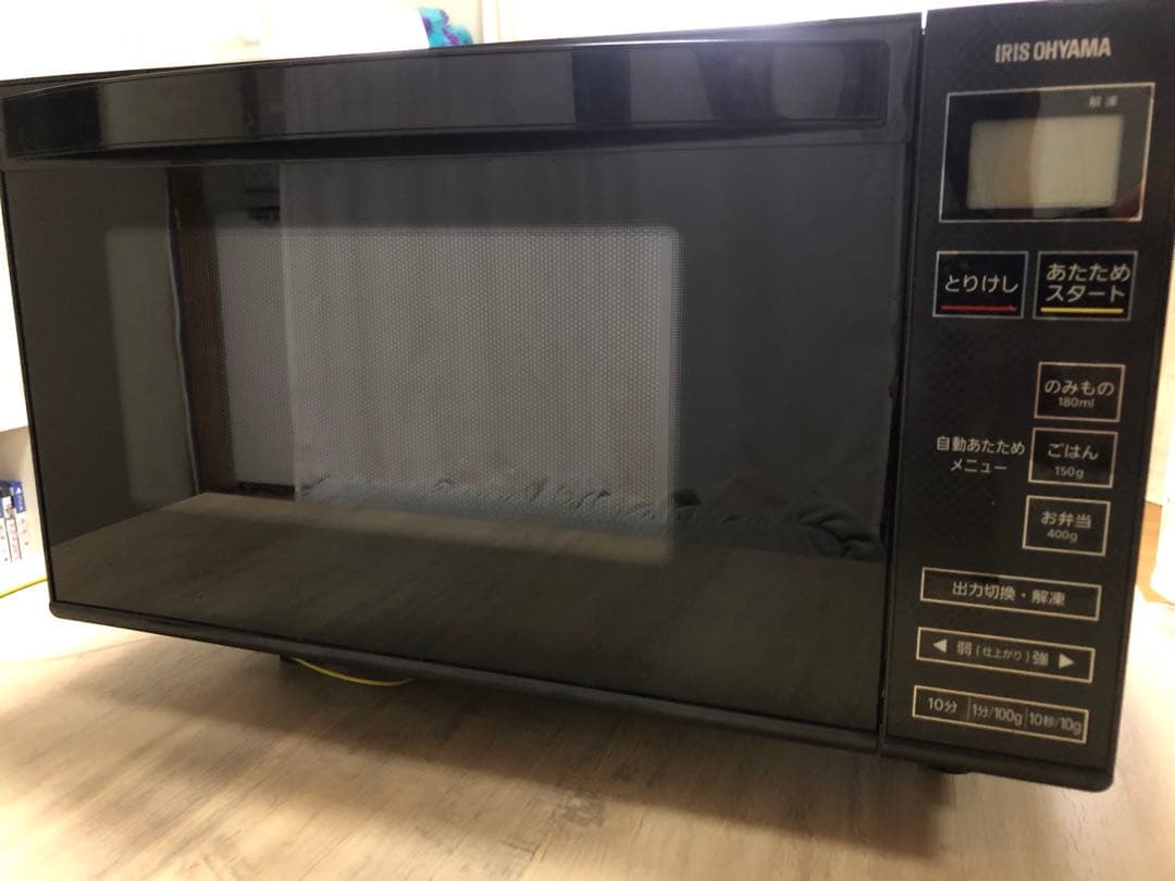 IRIS OHYAMA 単機能電子レンジ 黒 楽天市場】【公式】電子レンジ 18L フラット フラットテーブル