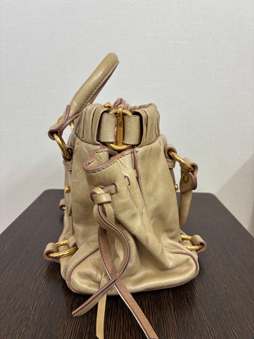 MIUMIU RN0647 VITELLO LUX 2WAY TU CAMMEO - メルカリ