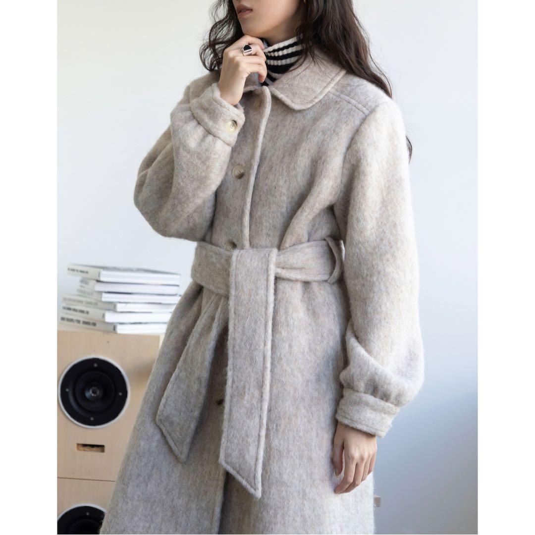 SEAROOMLYNN シャギーラウンドカラーロングコート - メルカリ