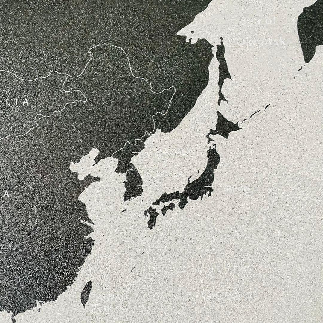 美品】BoConcept 世界地図 アート 100×180 コンクリート 希少 - メルカリ