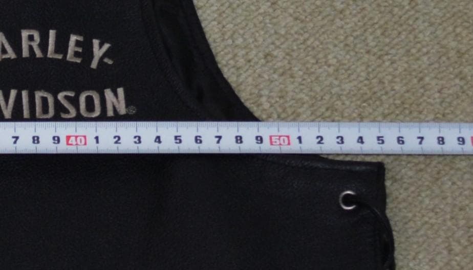 かぶ吉様専用 皮ベストハーレーダビッドソンRN 103819/ CA