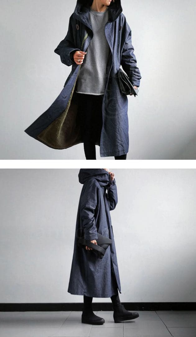 アンティカ 美品 大人気高評価完売品 裏ボアデニムコート