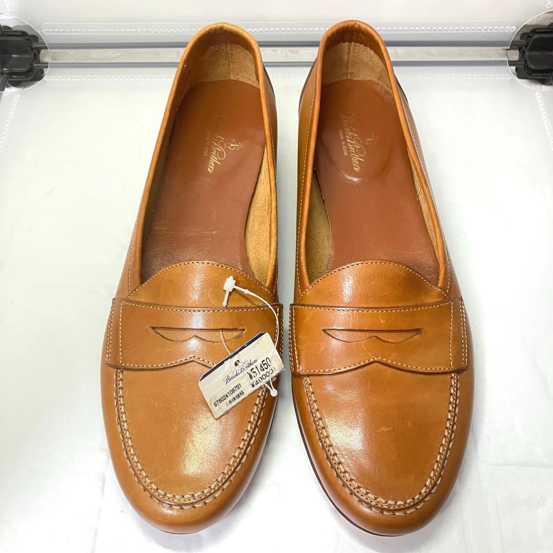 美品】Brooks Brothers コインローファー 革靴 23㎝ レザー - メルカリ